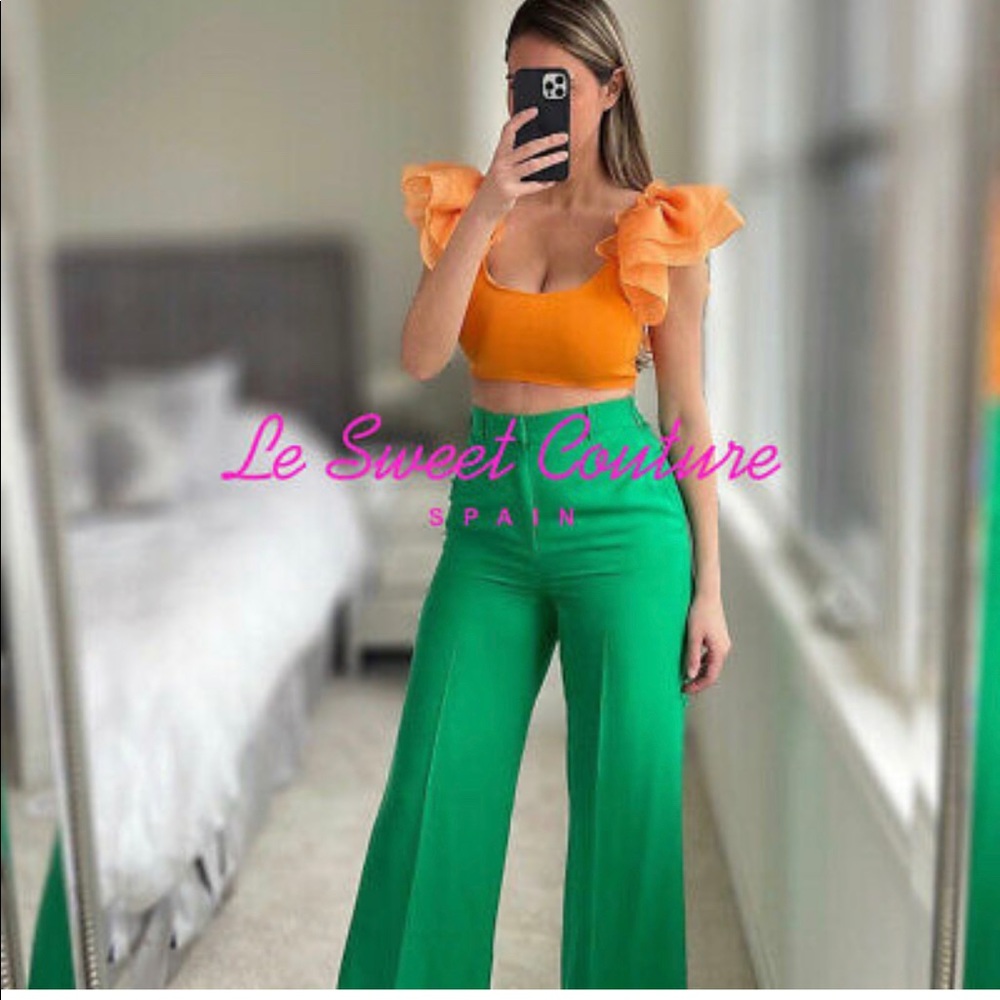 Zara organza top